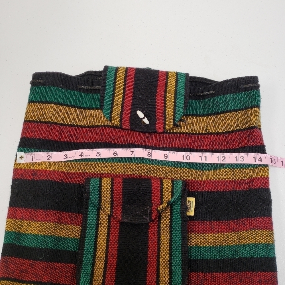 Artesanias Pinzon Boho Hippie Backpack Bag - Picture 8 of 9